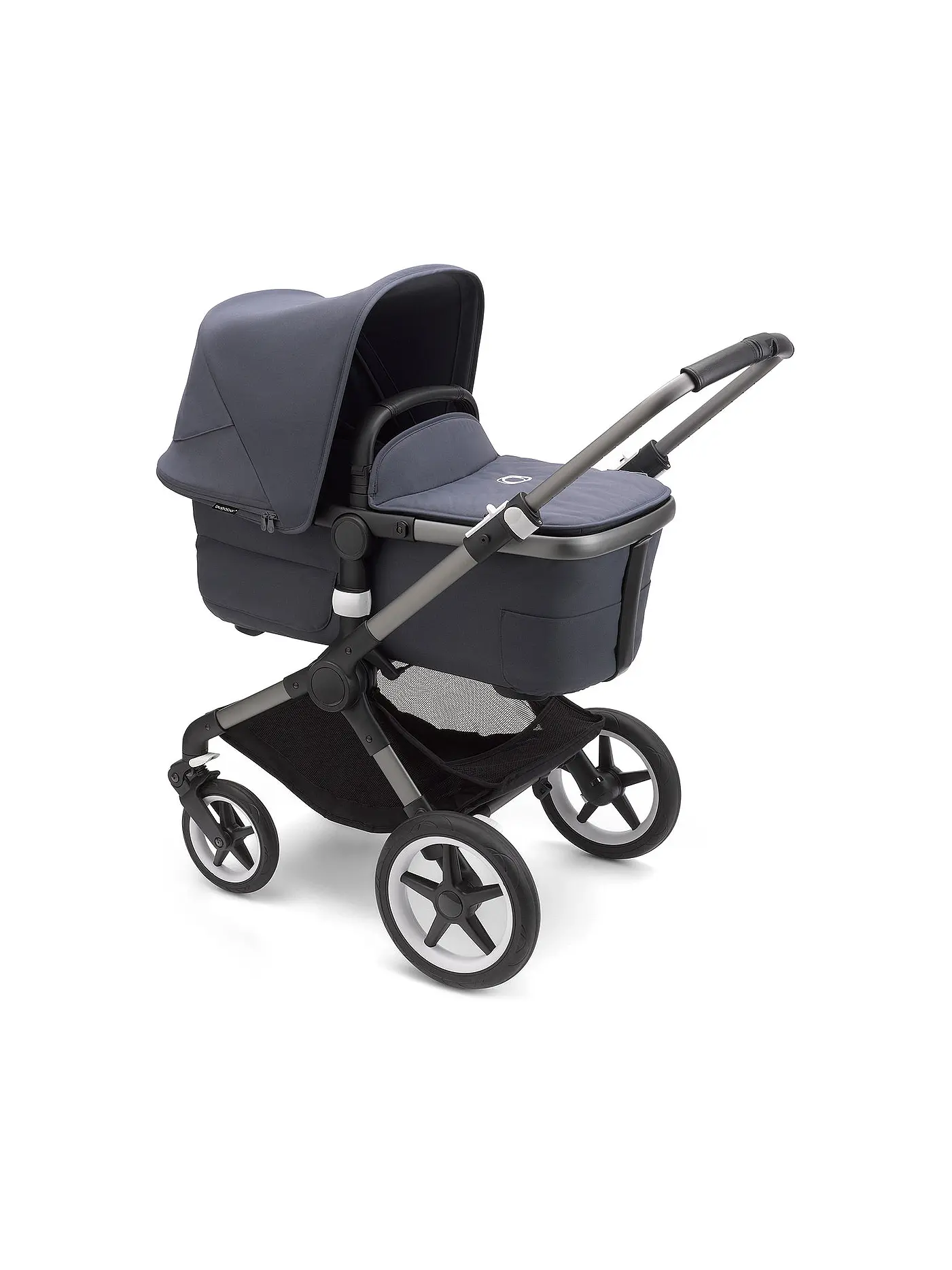 BUGABOO | Kombikinderwagen Fox3 Komplett Set Schwarz / Gruen | blau
